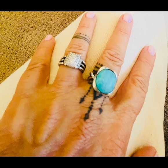 David Yurman Amazonite ring - Picture 3 of 4